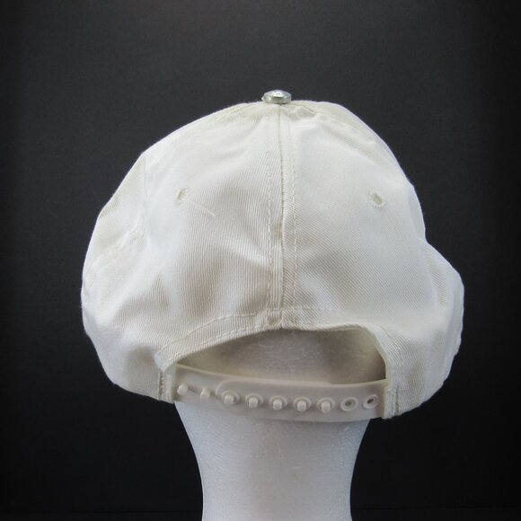 Atlanta 1996 5 Point Star Olympic Rings White Wide Brim Adj Snapback Cap Hat - Picture 6 of 8